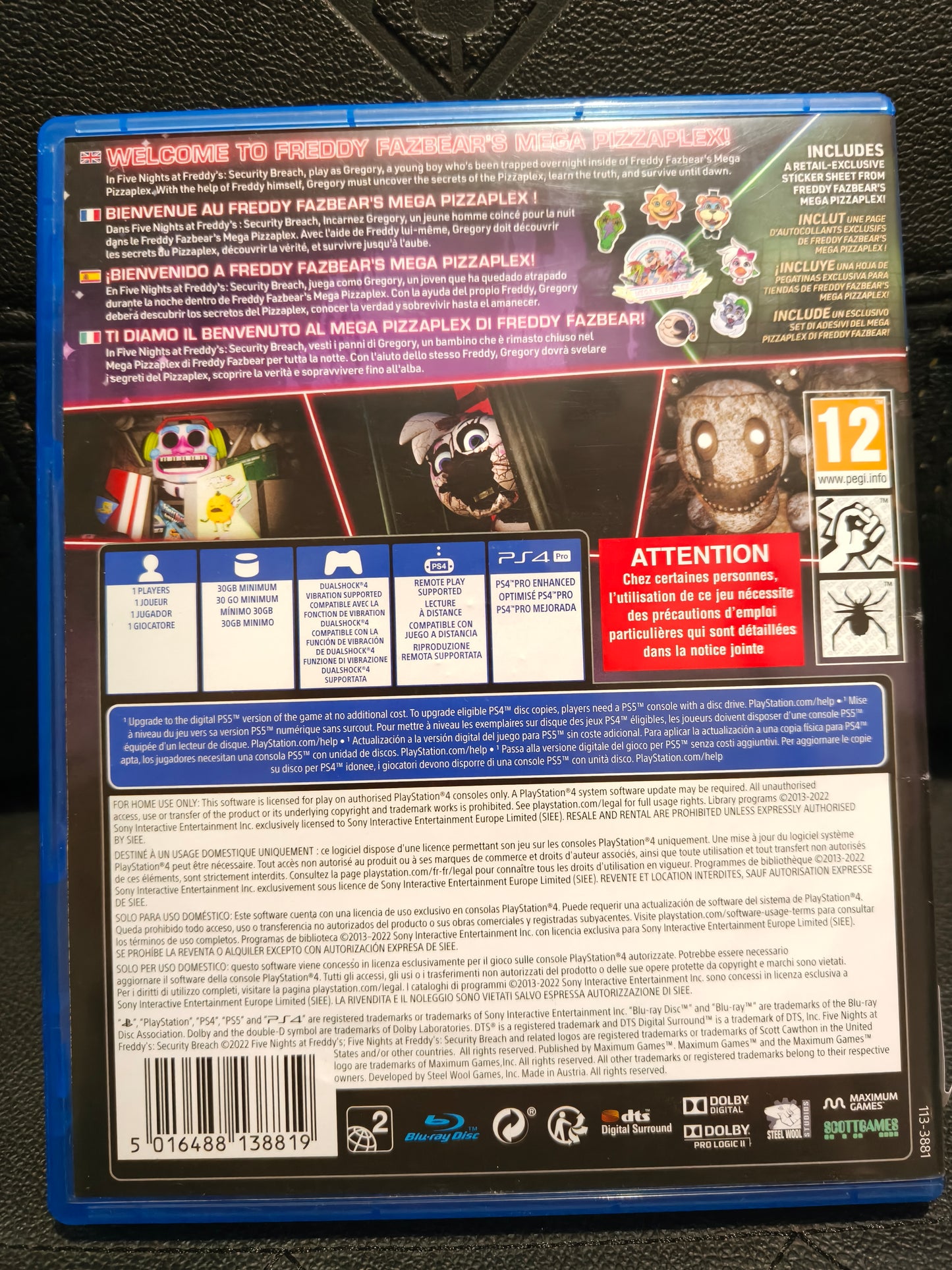 Five nights at freddy's ps4