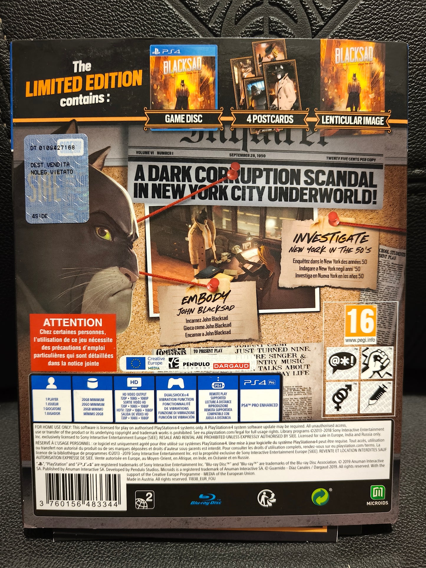 Blacksad ps4