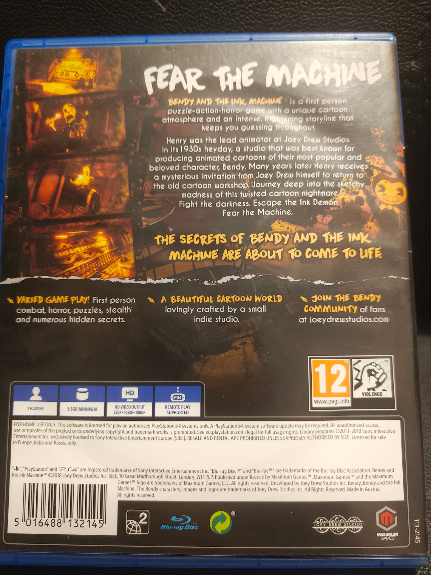 Bendy and the ink machine ps4