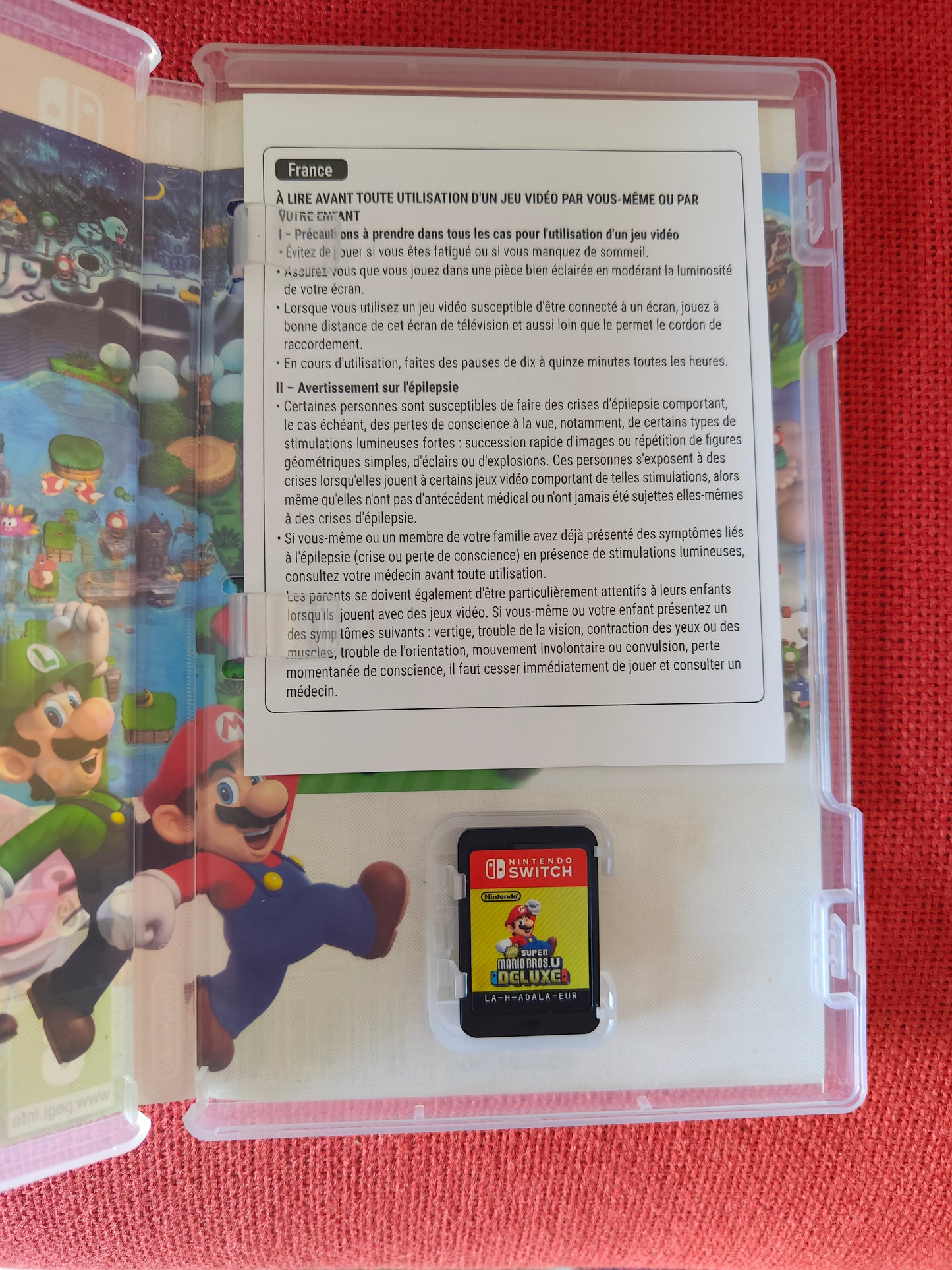 Super Mario Bros Deluxe switch