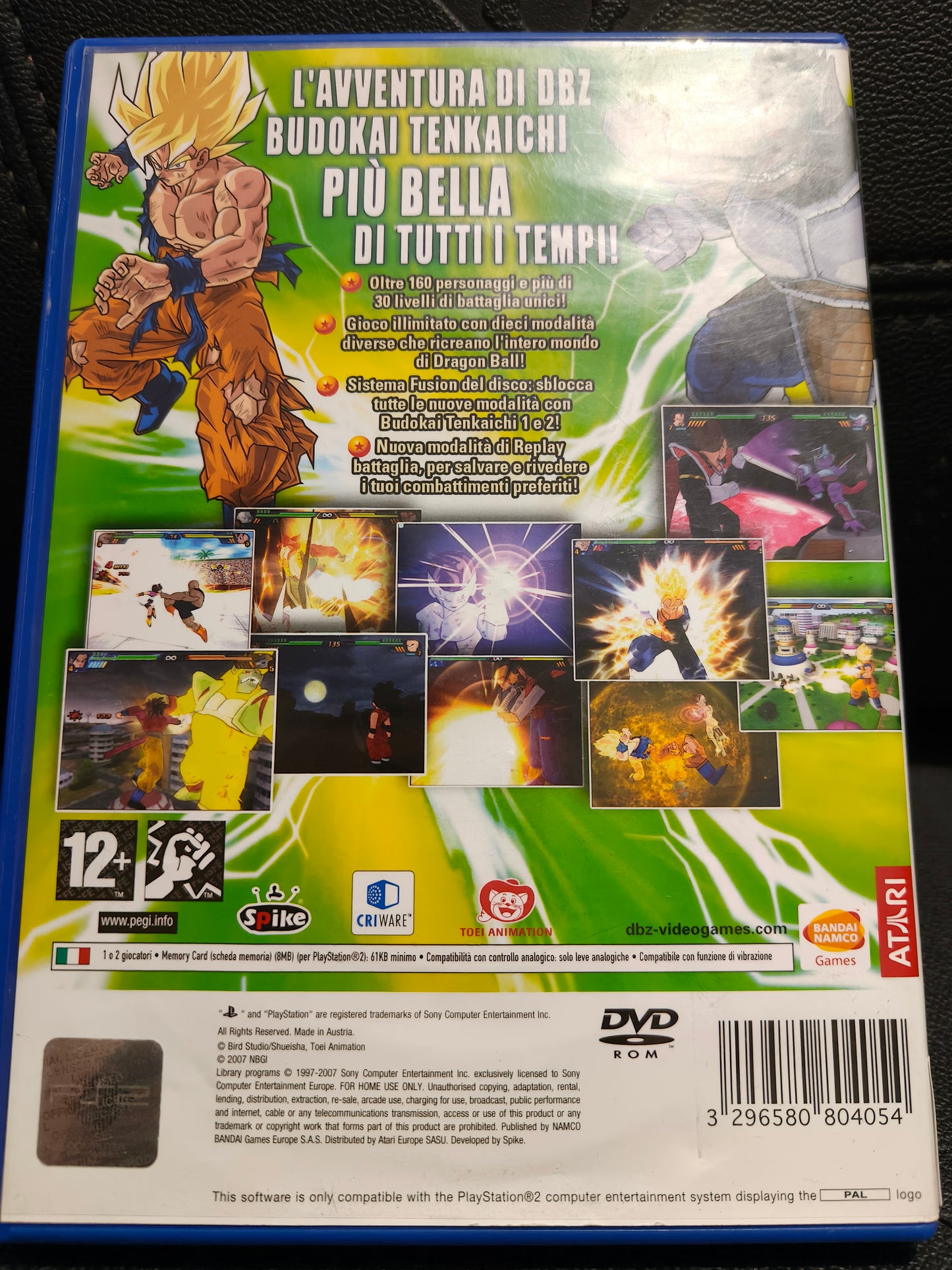 Dragon ball z Budokai Tenkaichi 3 ps2
