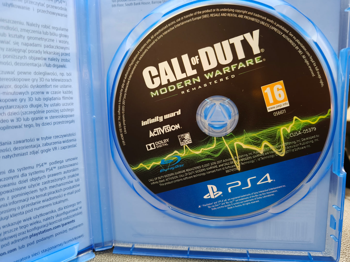 Call of duty modern warfare remastered ps4