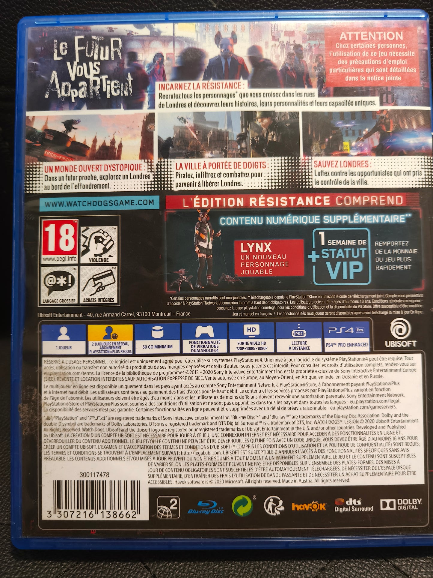 Watch dogs legion ps4